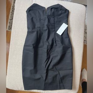 Toni Strapless Black Dress